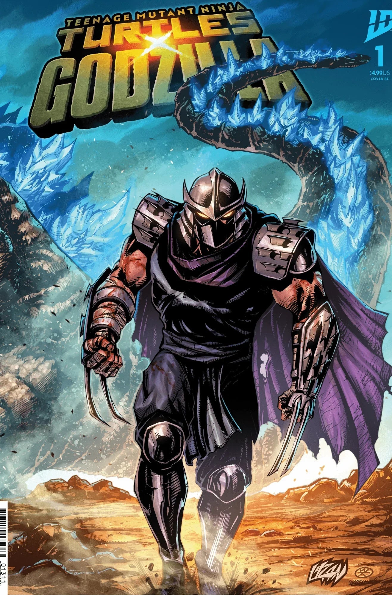 トランカータ Teenage Mutant Ninja Turtles x Godzilla #1 - Franck Uzan Variant - Rig