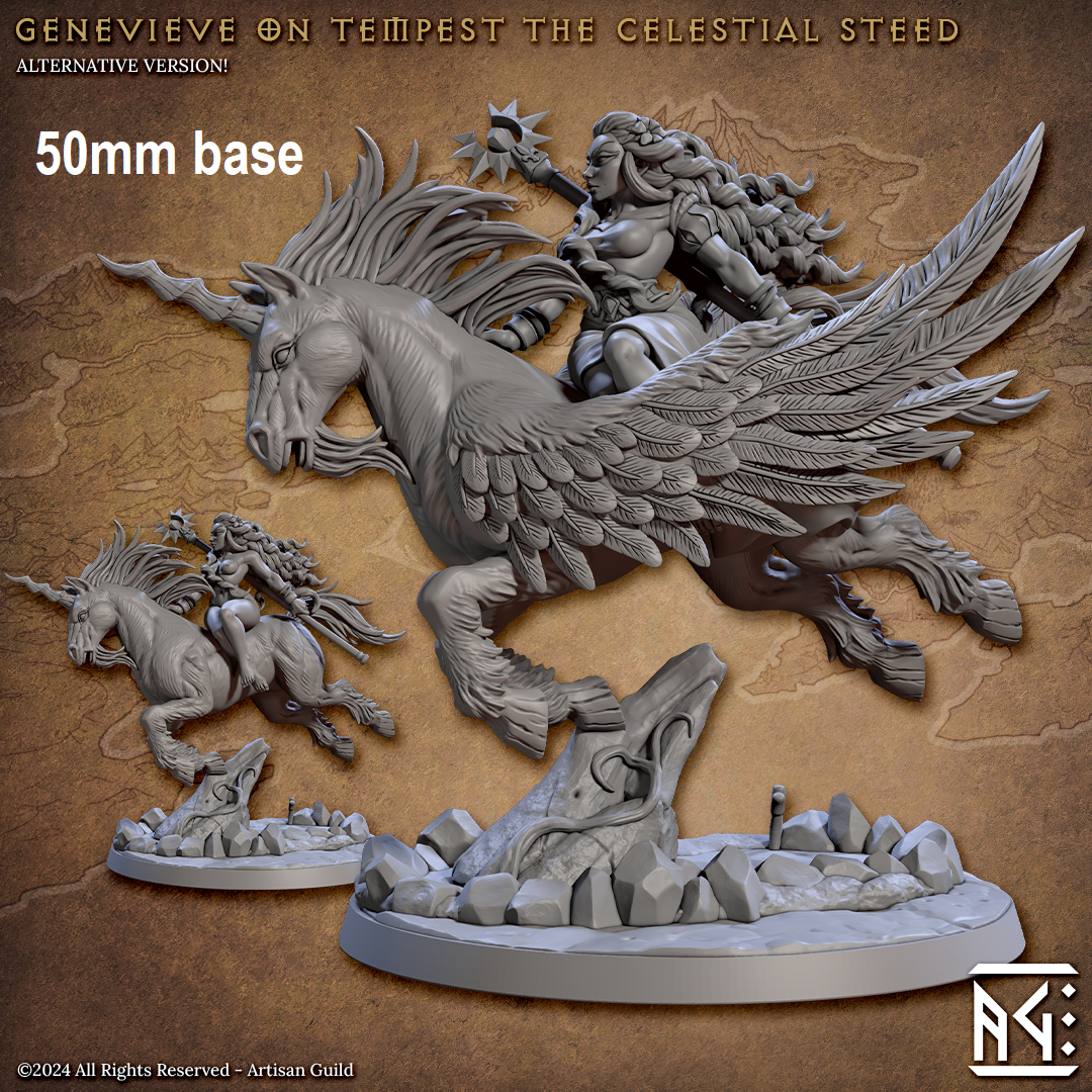 Tempest the Celestial Steed (With or Without Rider)