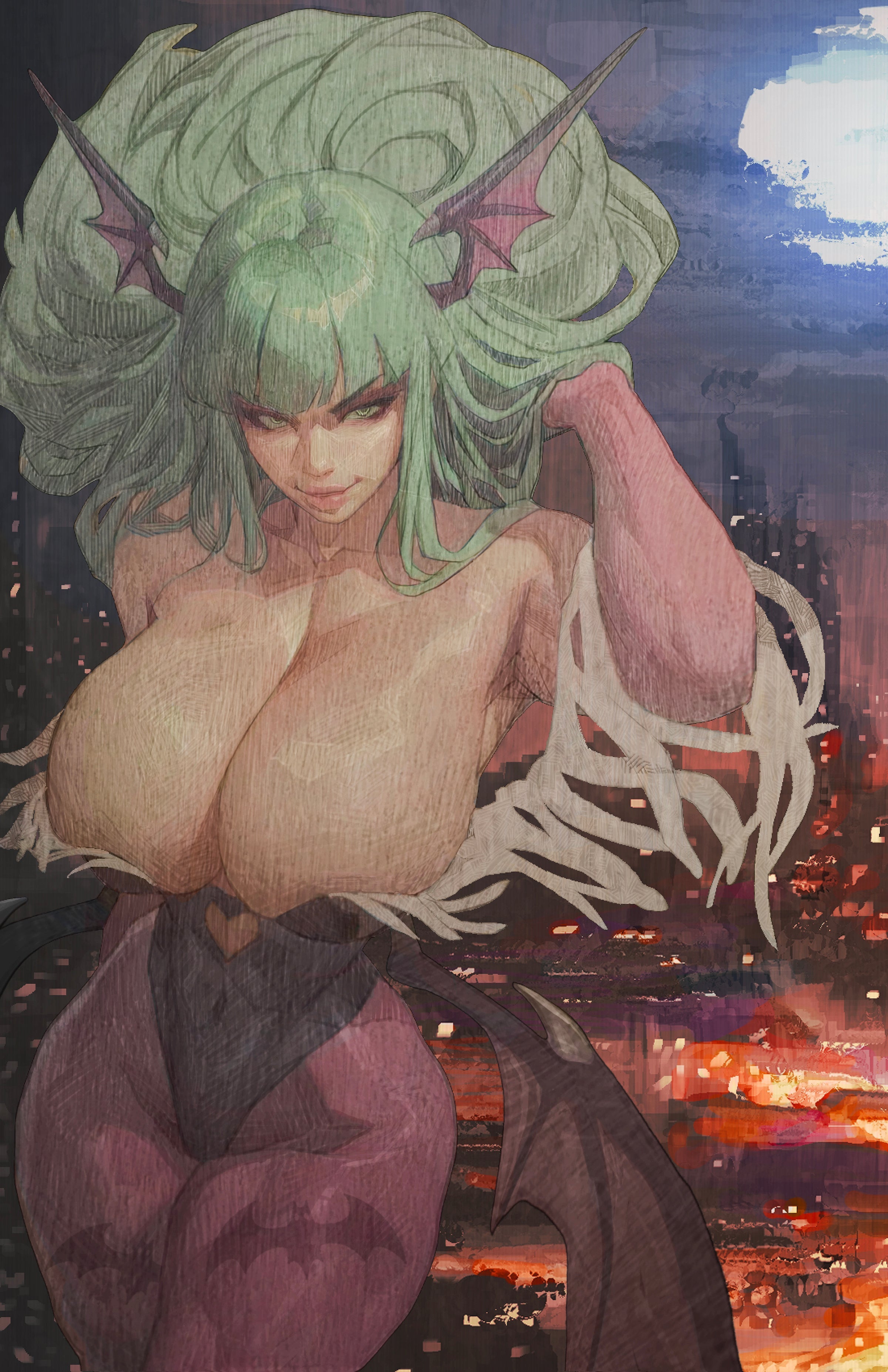 STREET FIGHTER X DARKSTALKERS: HUNTER KILLERS #1 (MORRIGAN) - ICKPOT COVER A VIRGIN VARIANT LTD 500 MEGACON 2026 EXCLUSIVE - Preorder (Copy)