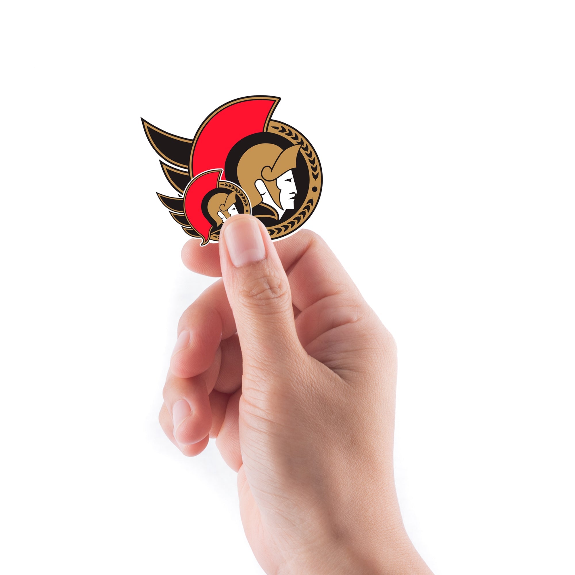 Ottawa Senators - 5 Logo Minis (Mixed Sizes) - Official NHL - Reusable Vinyl Decals