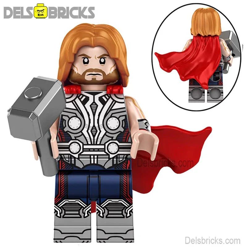 Thor from Avengers Lego Marvel Minifigures Custom Toys 4