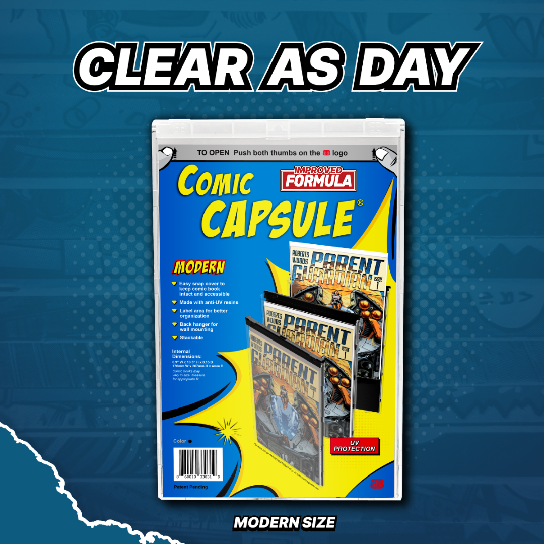 Clear Modern Size ComicCapsule