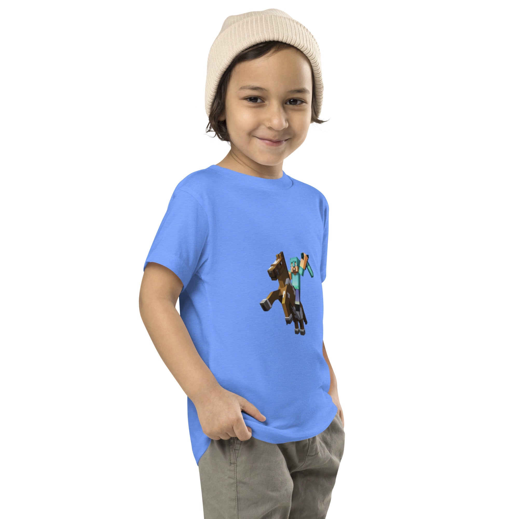 Minecraft Herobrine Design Toddler Short Sleeve Tee
