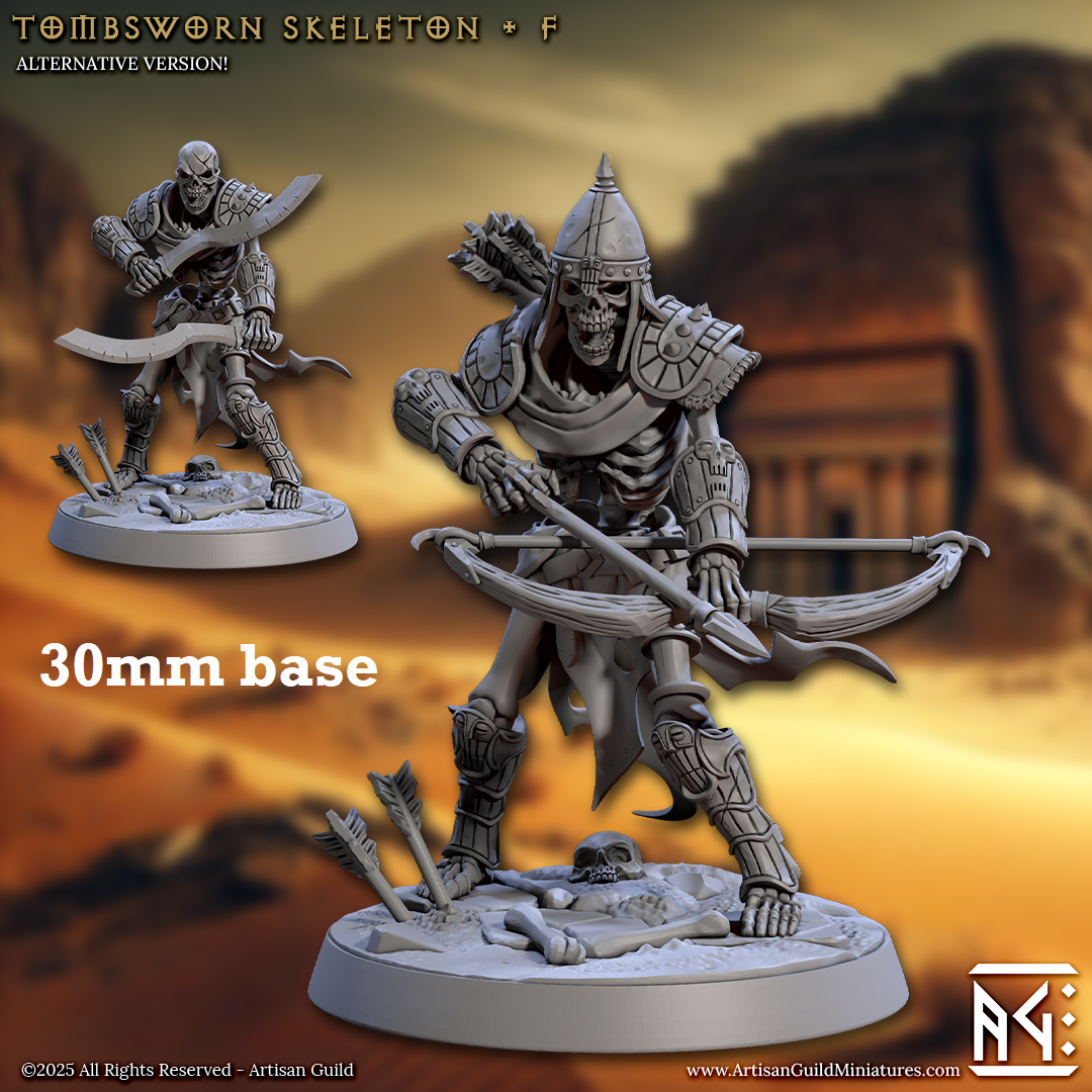 Tombsworn Skeleton: Sculpt F