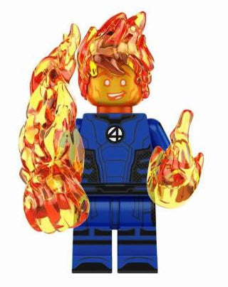 Flame Hero Custom Minifig
