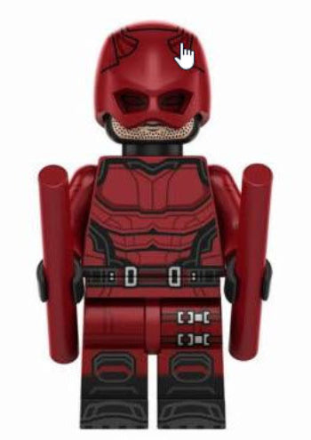 Blind Vigilante Custom Minifig