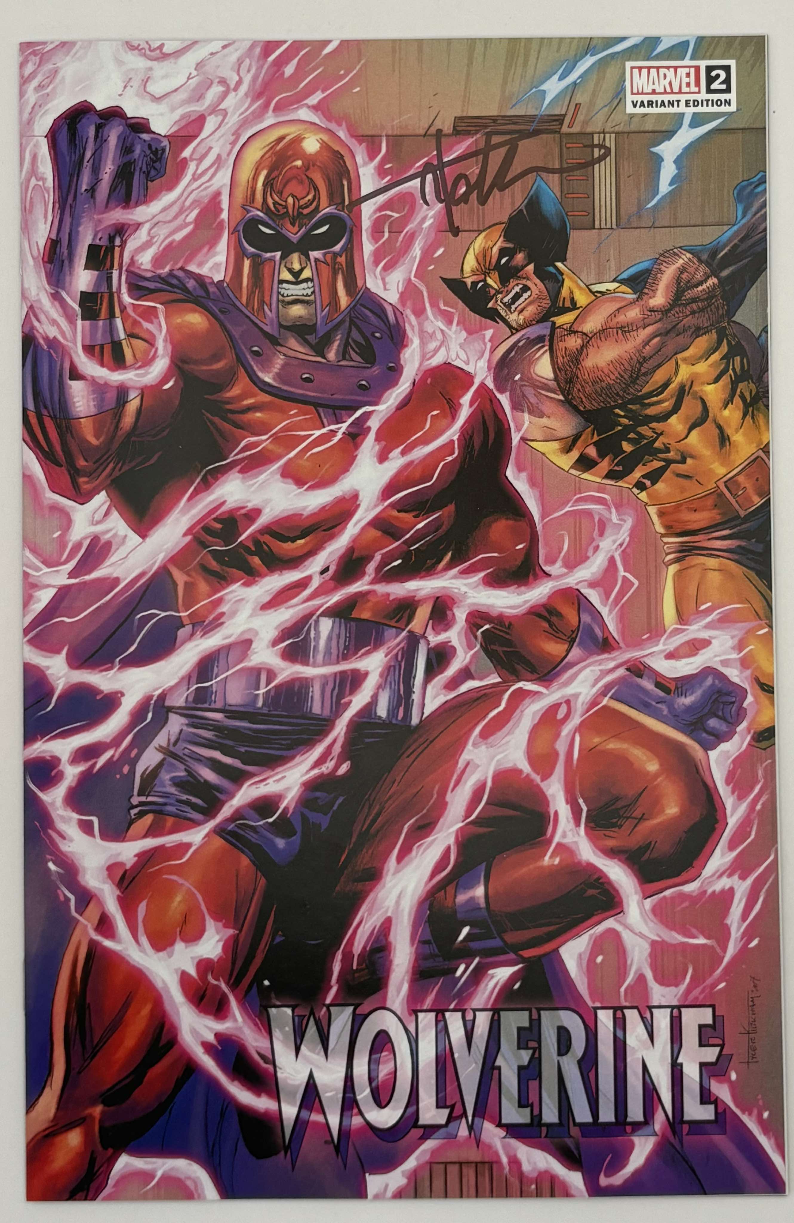 WOLVERINE #2 SIGNED w/COA! Unknown Tyler Kirkham Connecting Cover Excl Var