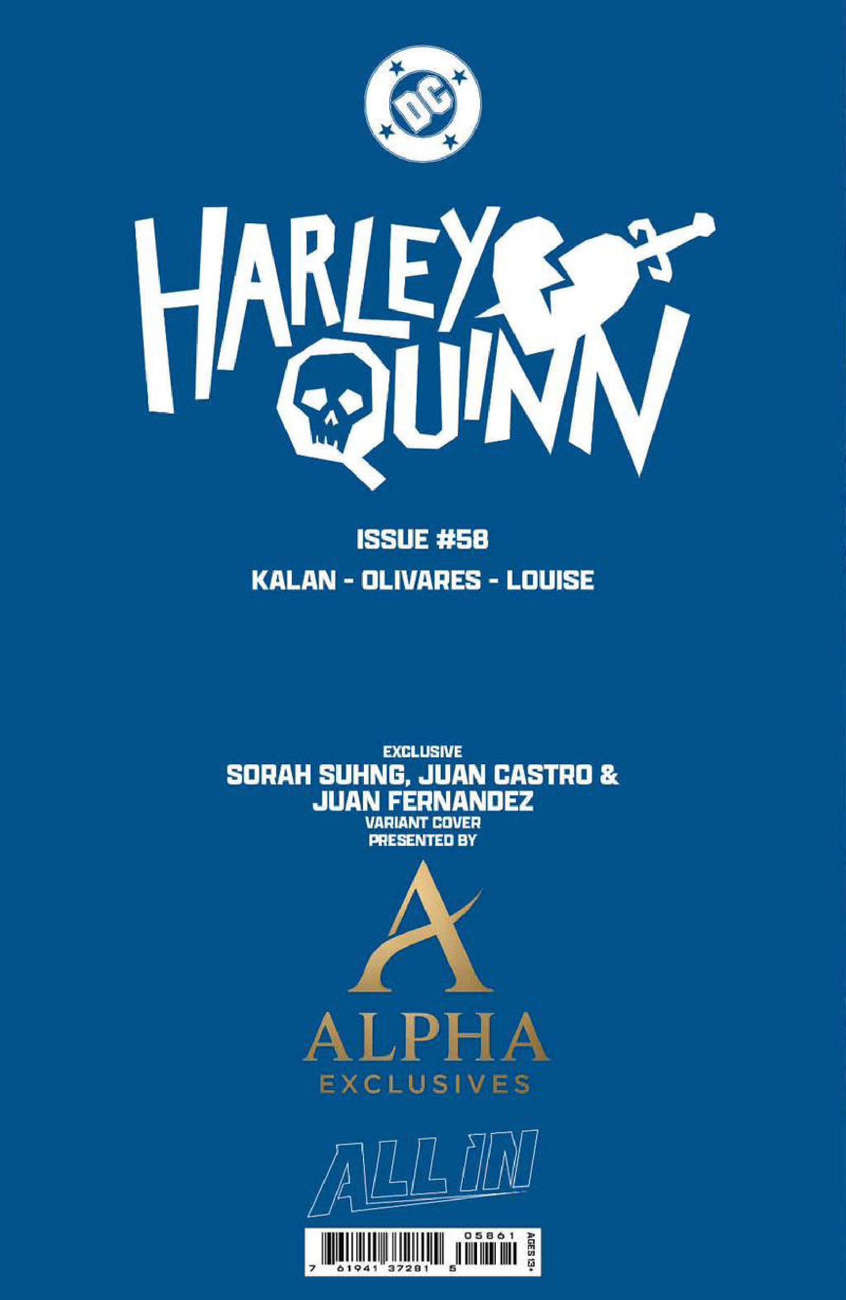Harley Quinn #58 Sorah Suhng Exclusive Var (01/28/2026)