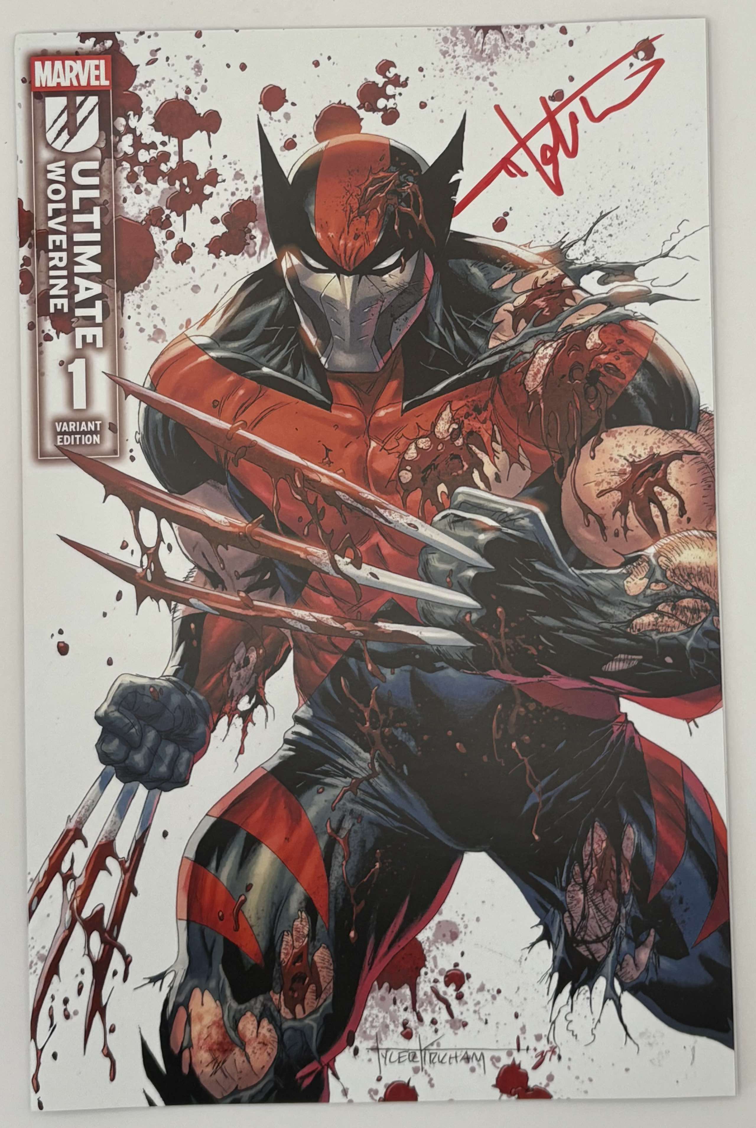 Ultimate Wolverine #1 SIGNED w/COA! Unknown Tyler Kirkham Excl Prem Var