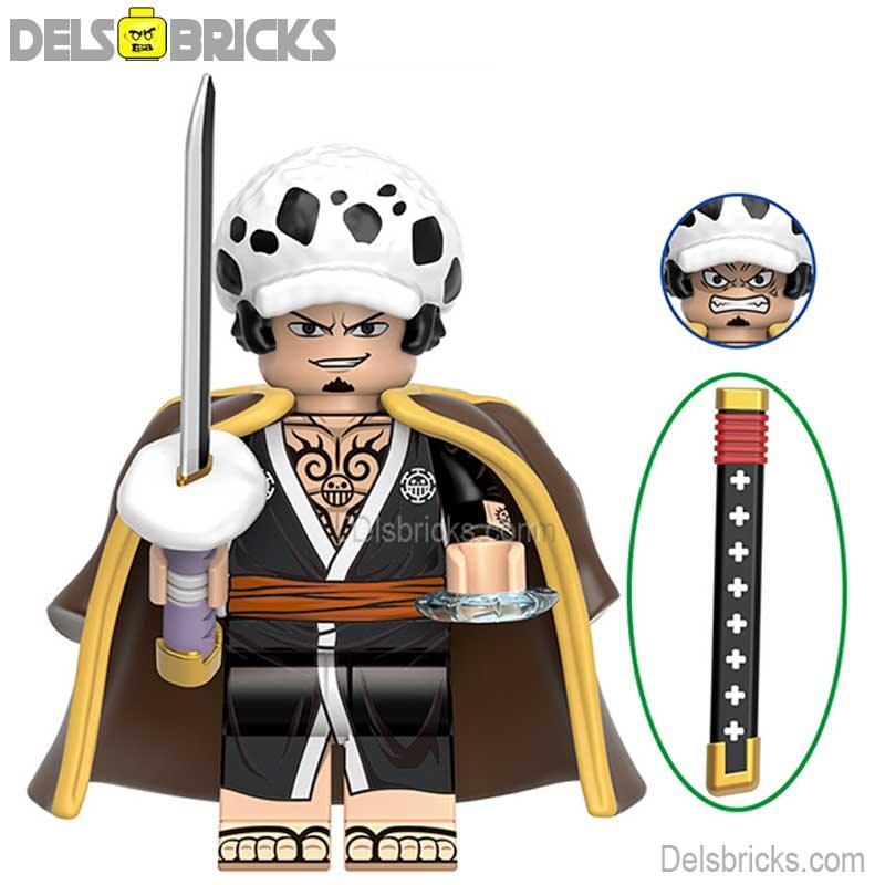 Trafalgar D Law from ONE PIECE Anime Lego Minifigures custom toys 2