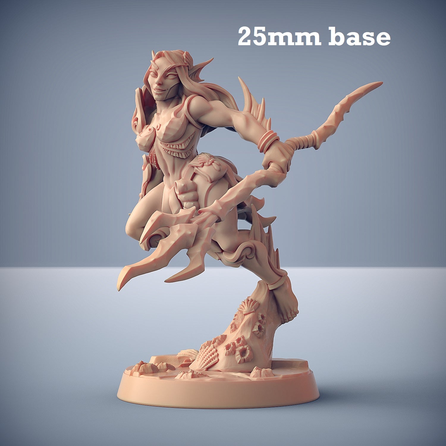 Triton Raider: Sculpt D (Female Merfolk Soldier)