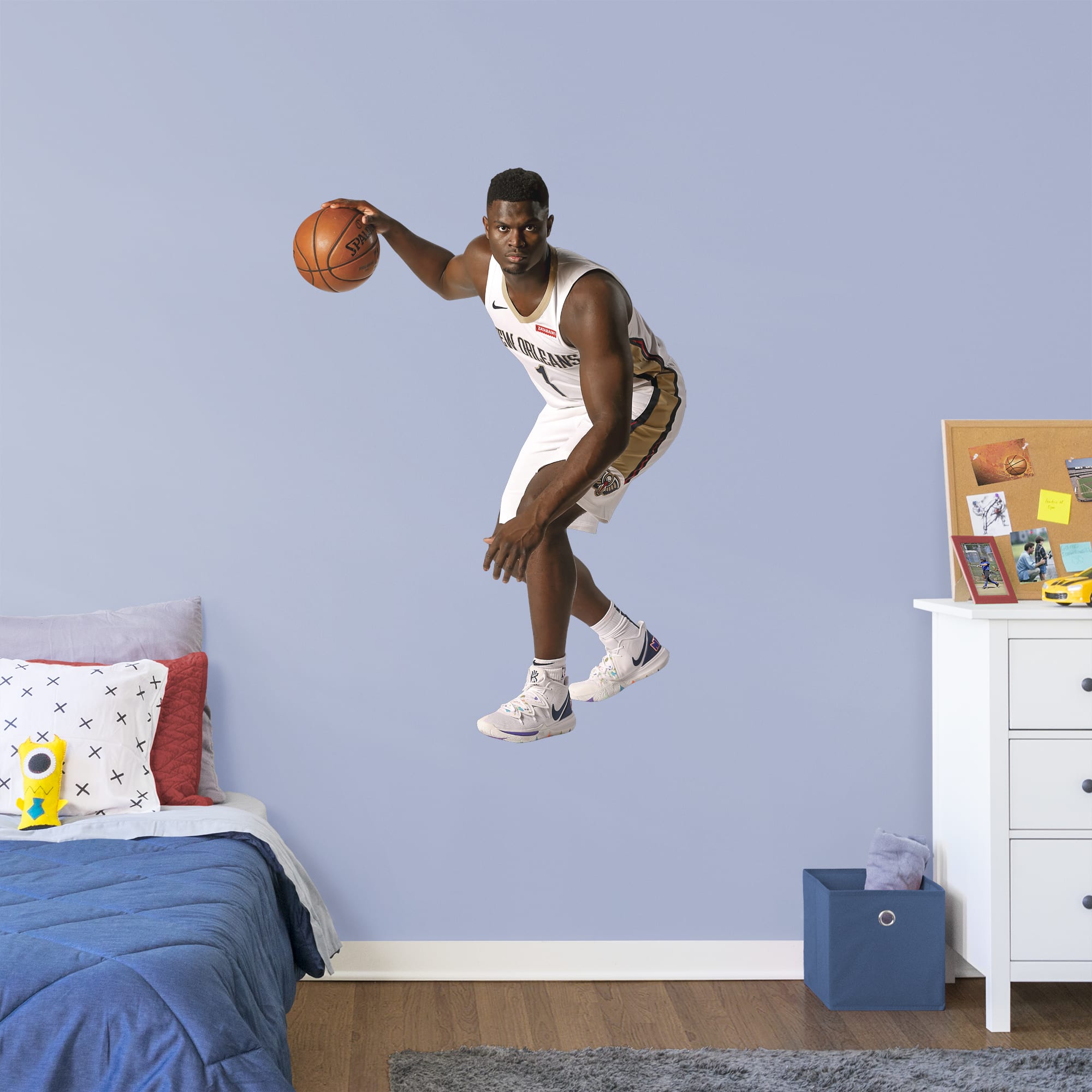 Zion Williamson - RealBig Collection - Official NBA - New Orleans Pelicans - Reusable Vinyl Wall Decals #1