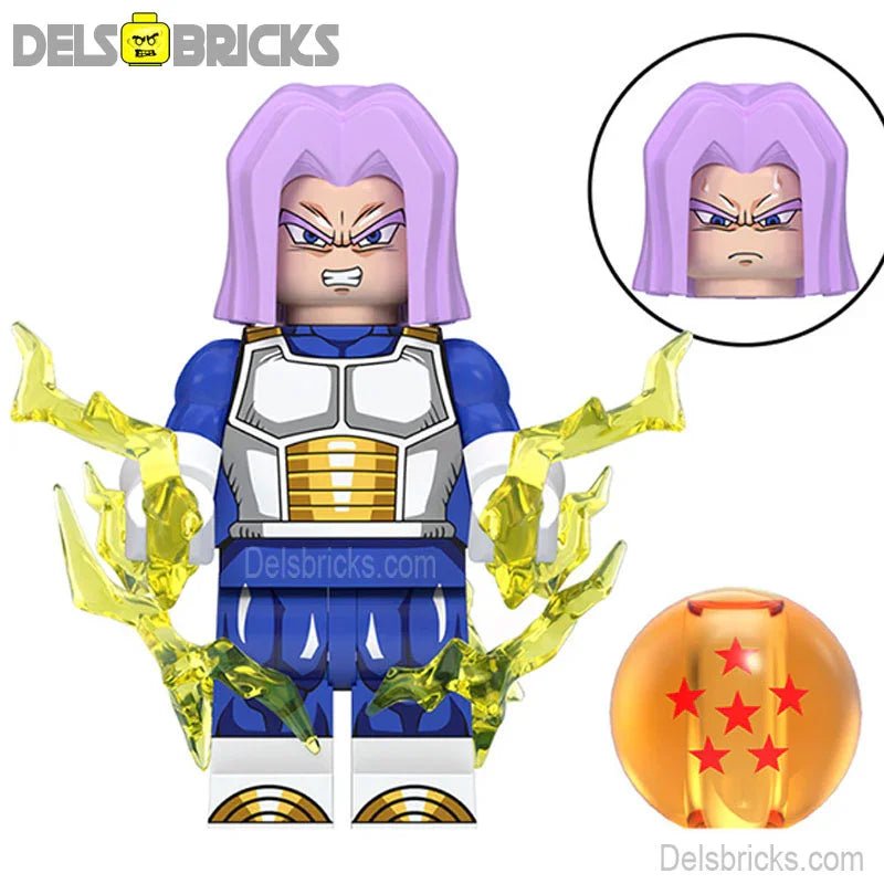 Trunks Dragon Ball Z Super Lego Minifigures Best Custom Anime Toys 4