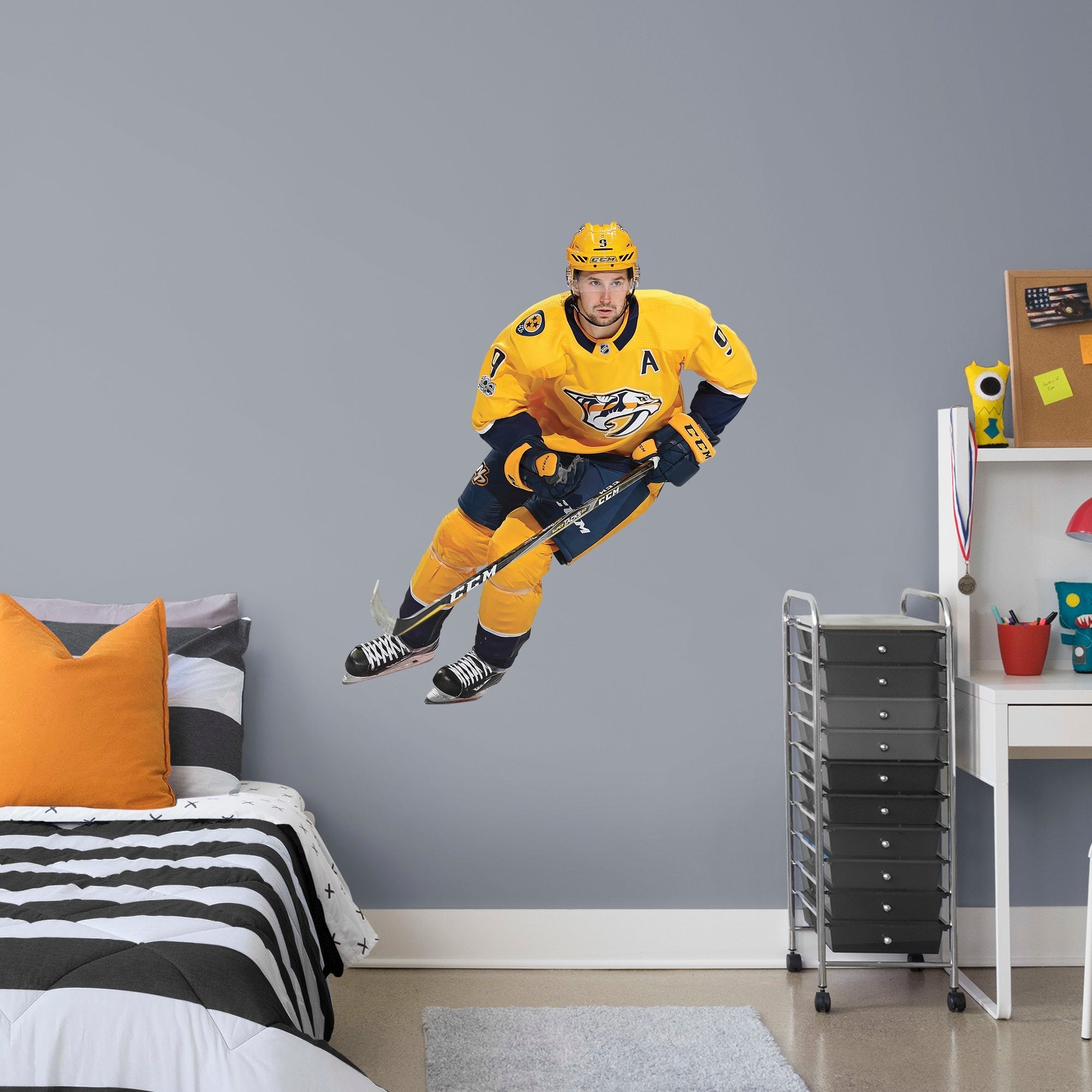 Filip Forsberg - RealBig Collection - Official NHL - Nashville Predators - Reusable Vinyl Wall Decals #1