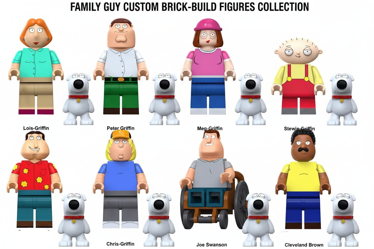 Family Guy Minifigure Set of 8