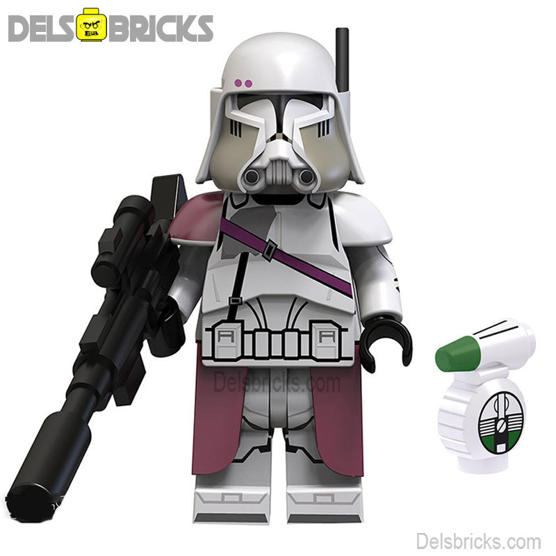 Commander Bacara Star Wars Lego Minifigures Custom Toys 1
