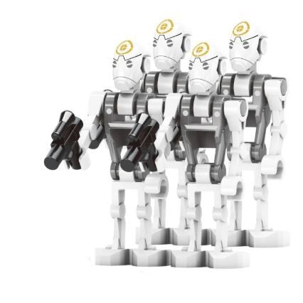 Assault Robot Captain Custom Minifig – Star Wars-Inspired Leader