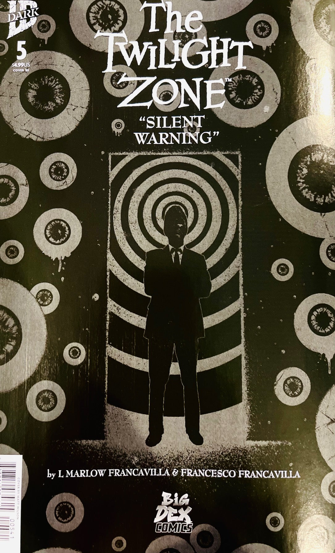 Twilight Zone #5 Silent Warning MATT WILSON MegaCon Exclusive Virgin Variant