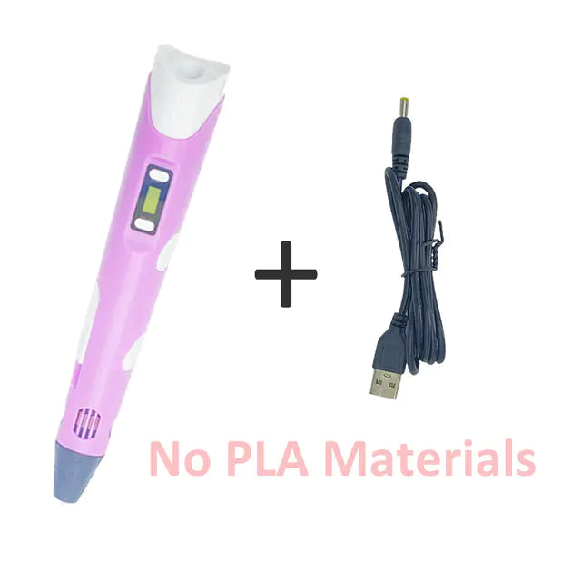 3D Printing Pen with PLA Consumables and High Temp