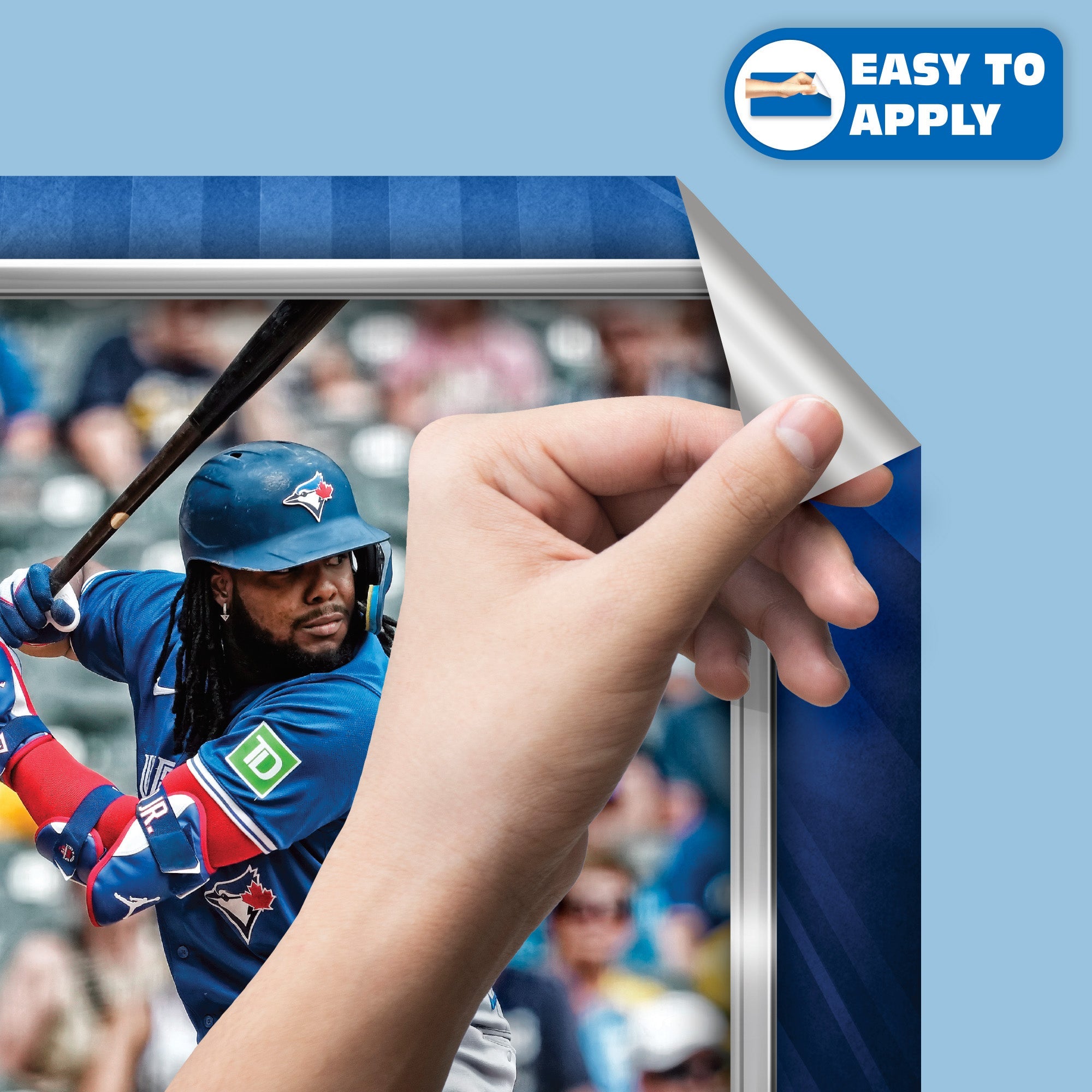 Vladimir Guerrero Jr. - RealBig City Connect Collection - Official MLB - Toronto Blue Jays - Reusable Vinyl Wall Decals