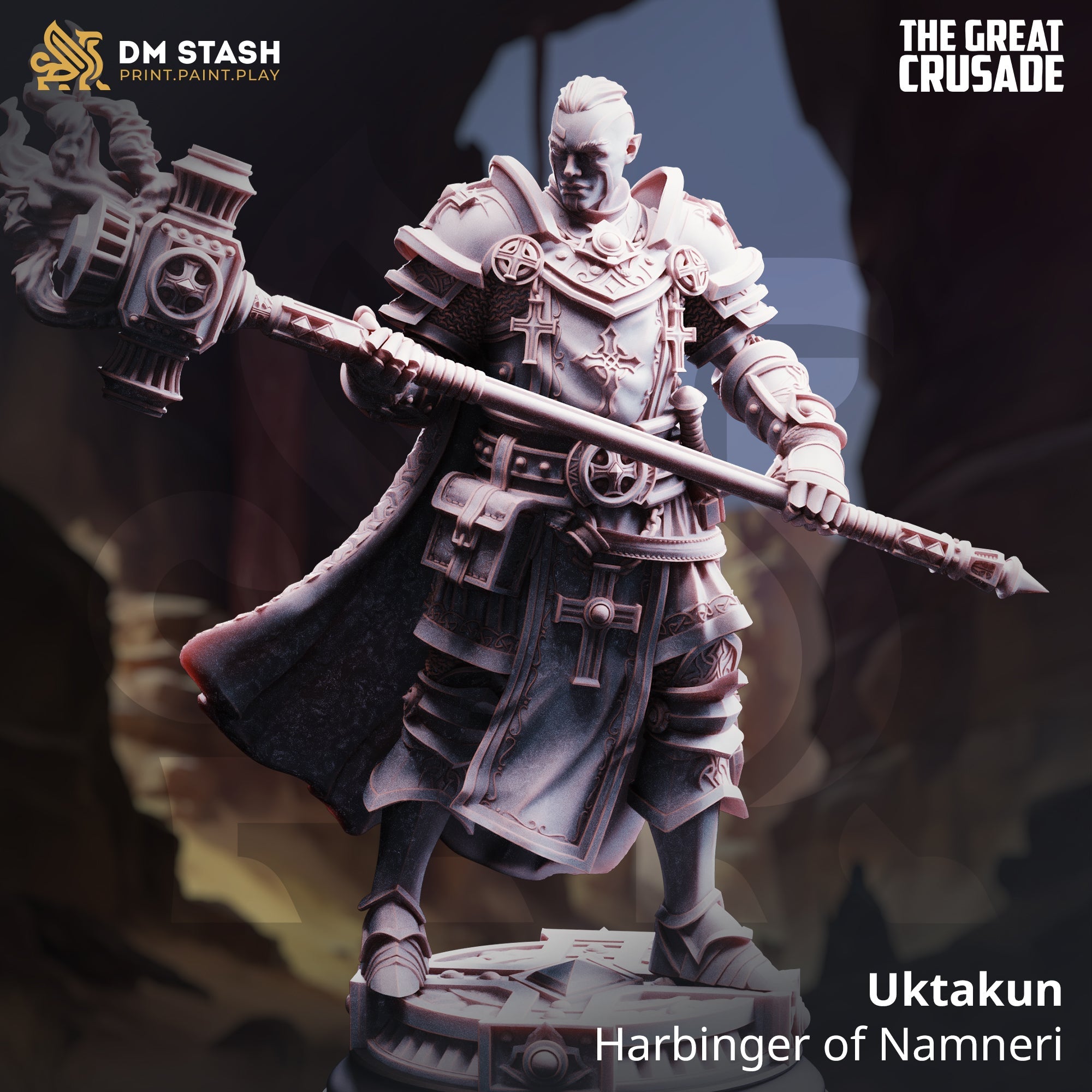 Uktakun, Harbinger of Namneri (Male Goliath Paladin)