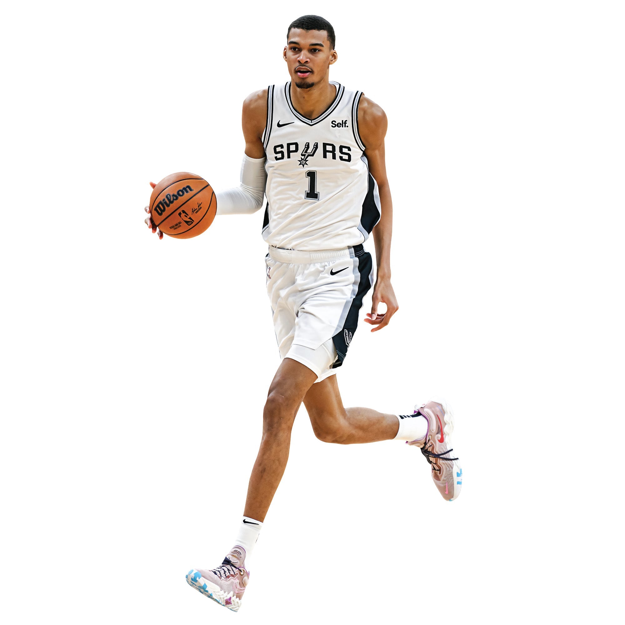 Victor Wembanyama - RealBig Collection - Official NBA - San Antonio Spurs - Reusable Vinyl Wall Decals