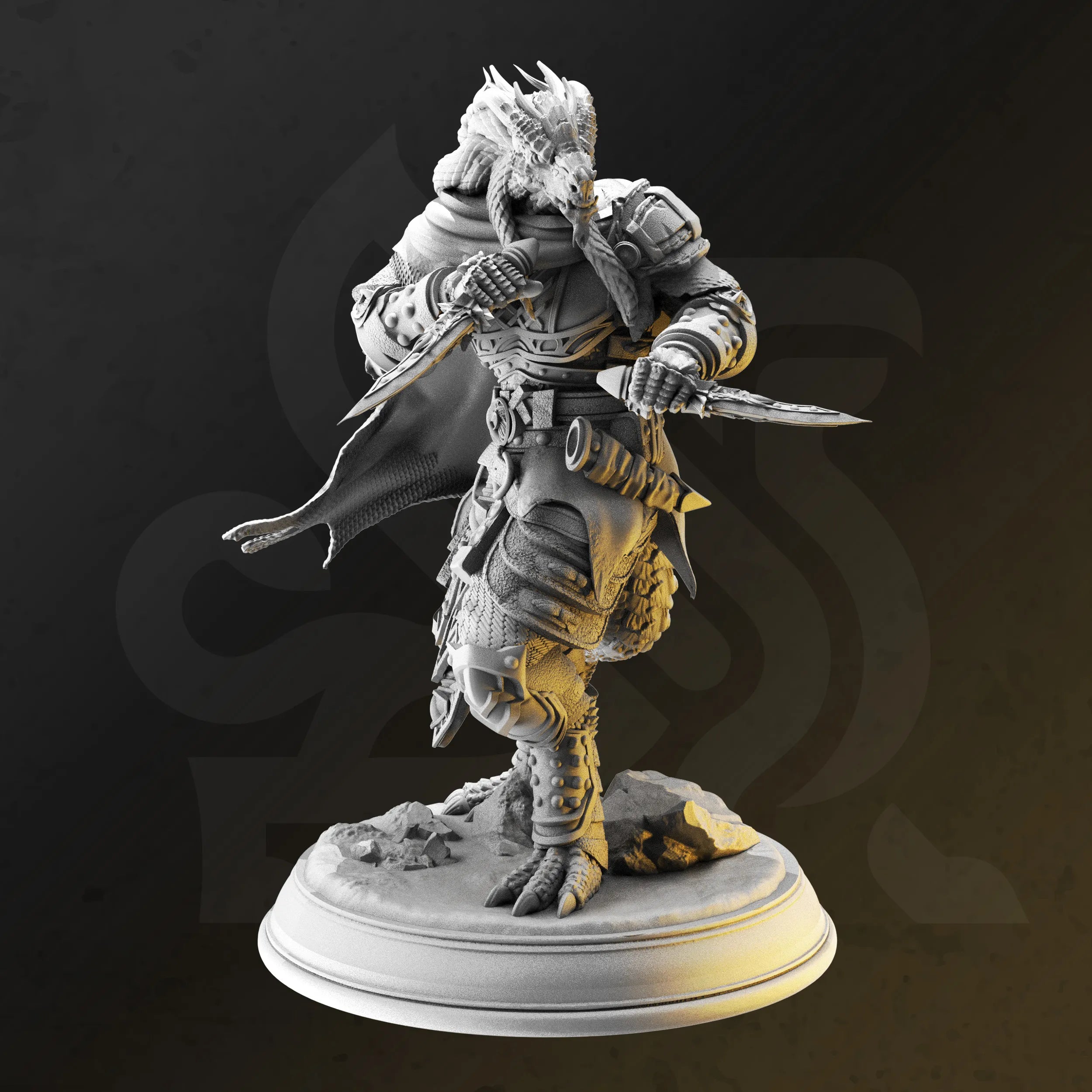 Umbrascale (Male Dragonborn Rogue)