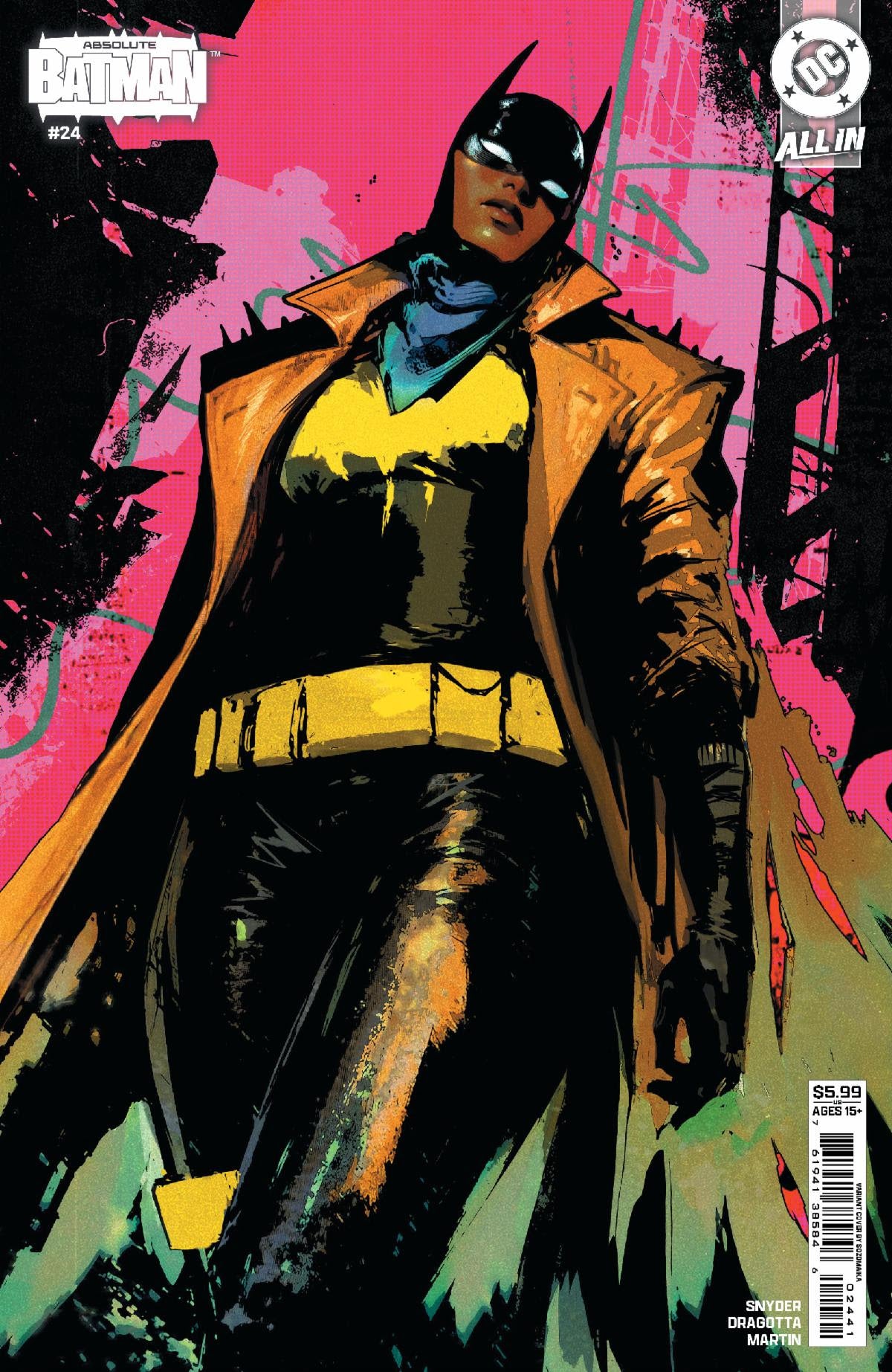 ABSOLUTE BATMAN #24 CVR D SOZOMAIKA CARD STOCK VAR CB (09/09/2026) (09/23/2026)