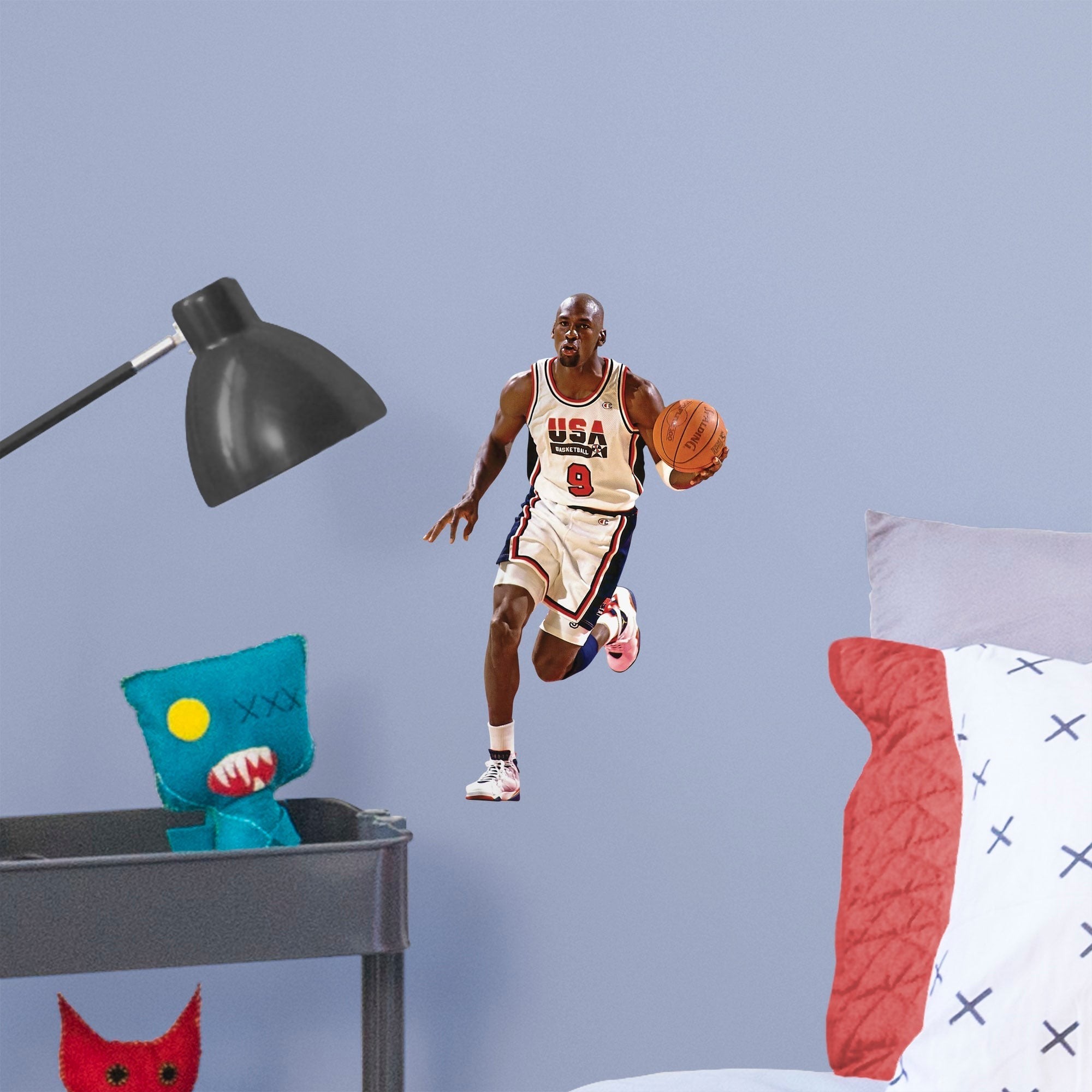 Michael Jordan - RealBig 1992 Dream Team Collection - Official NBA - USA Basketball - Reusable Vinyl Wall Decals