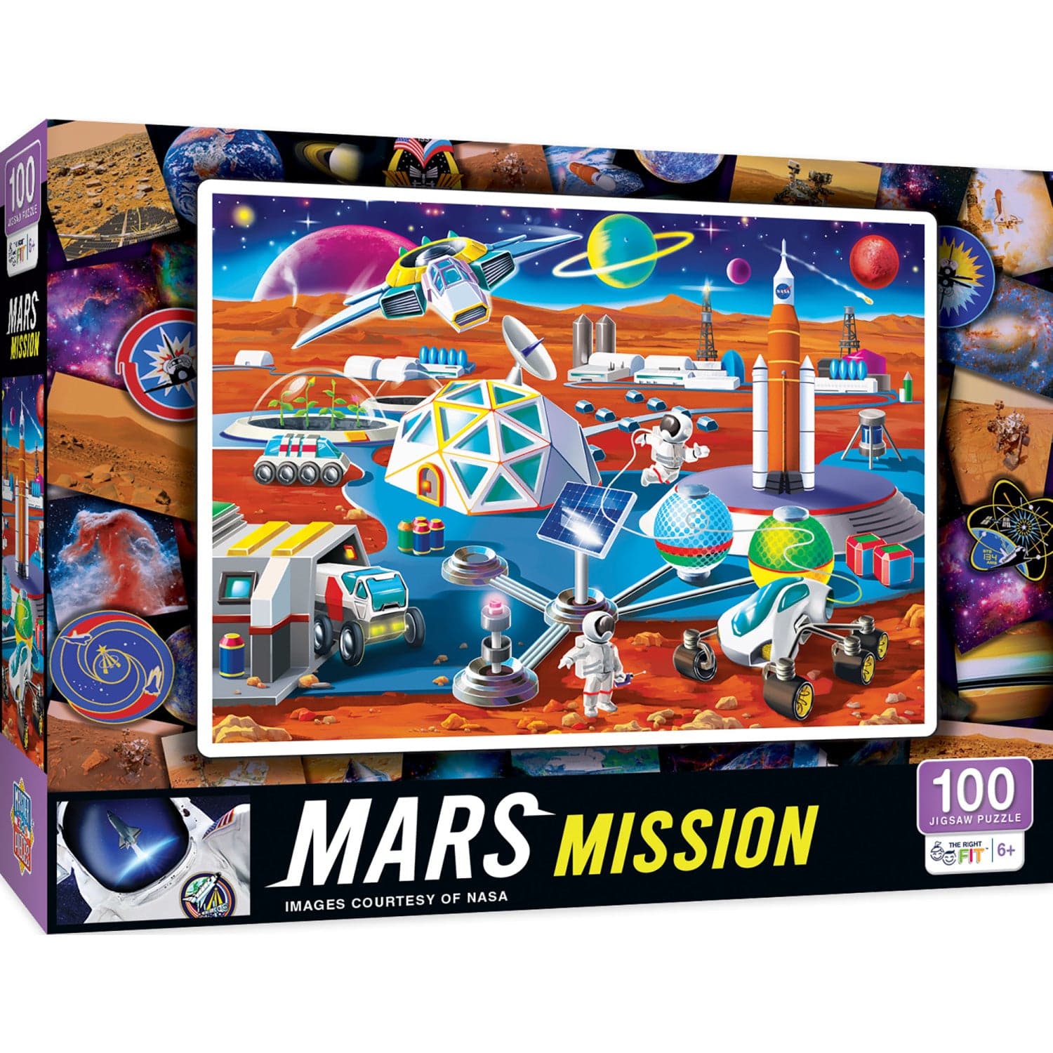 NASA Mars Mission 100 pc