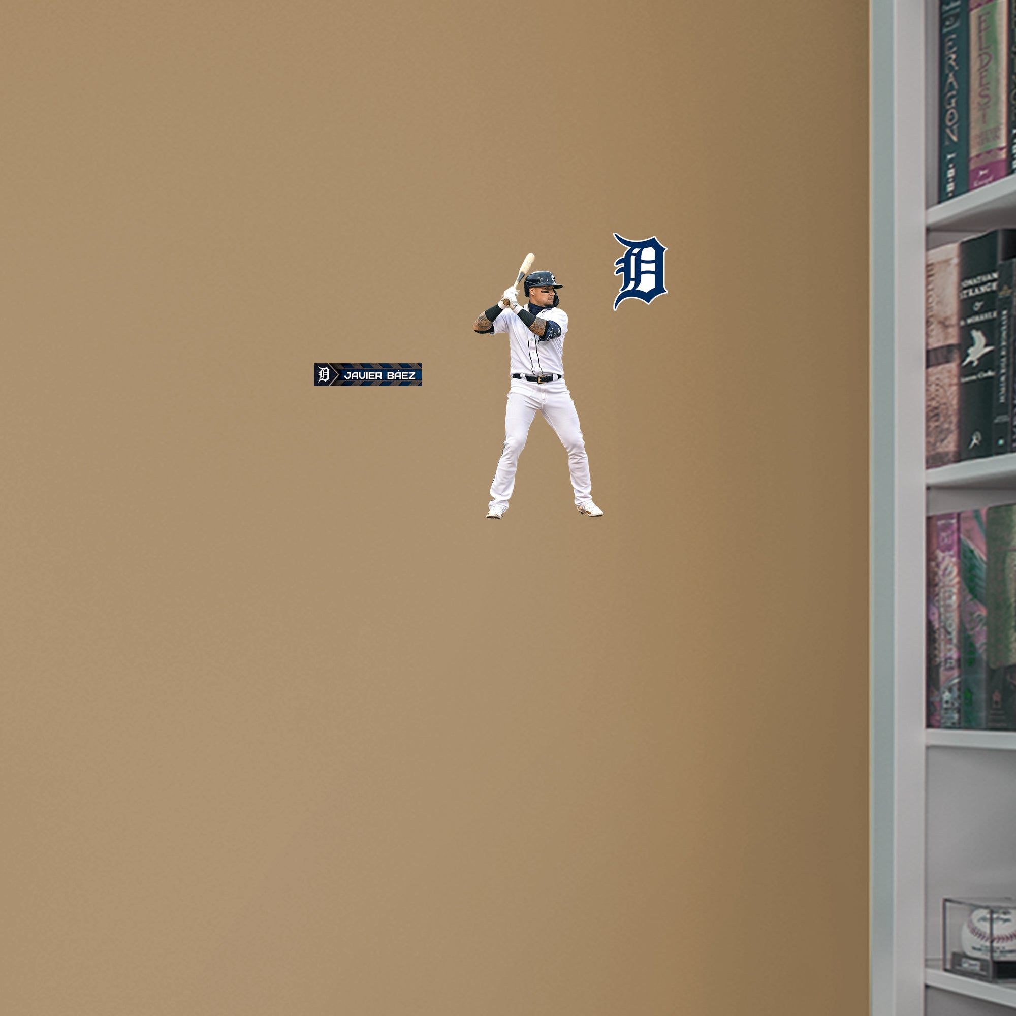 Javier Báez - RealBig Collection - Official MLB - Detroit Tigers - Reusable Vinyl Wall Decals