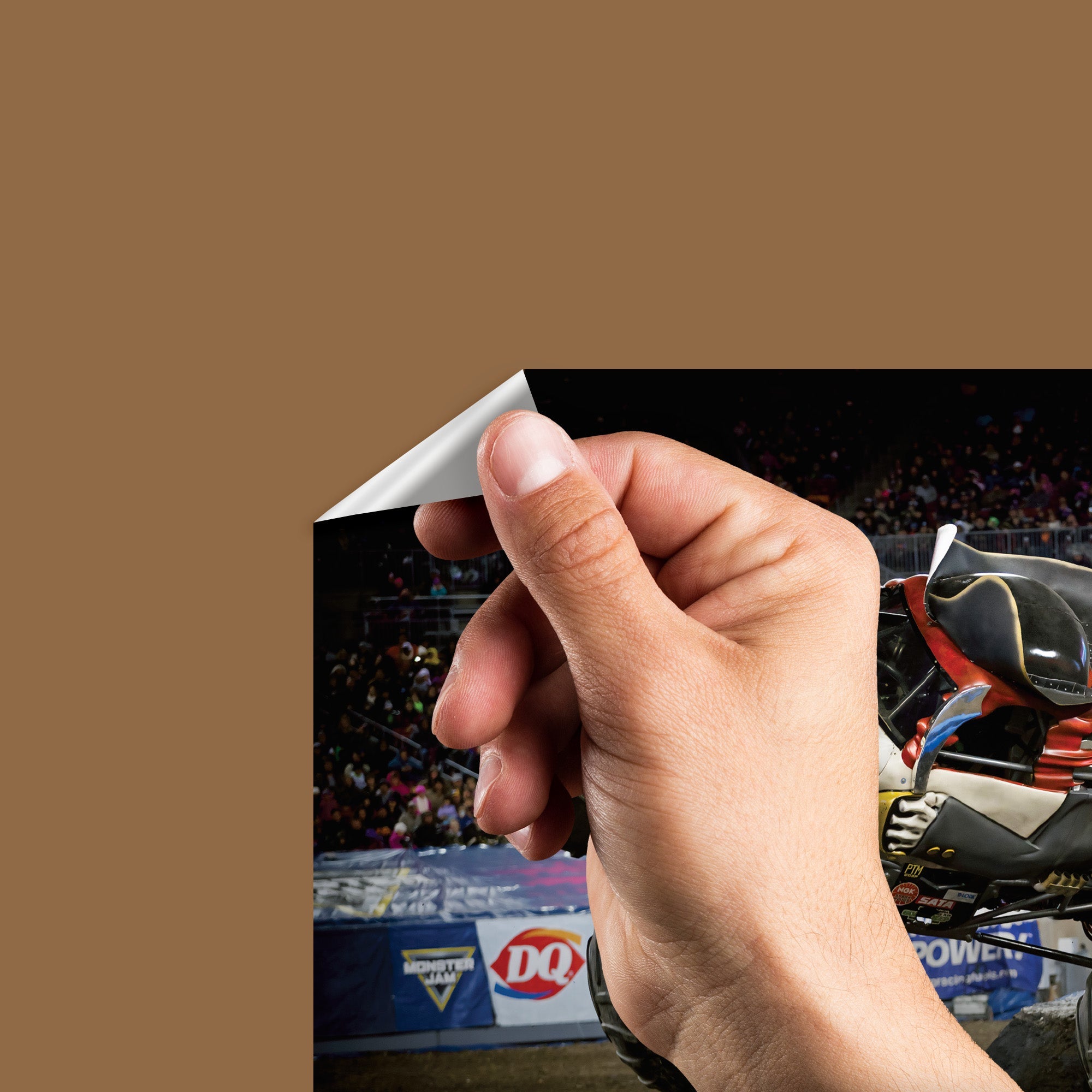 Pirate's Curse - RealBig Character Collection - Official Monster Jam - Reusable Vinyl Wall Decals