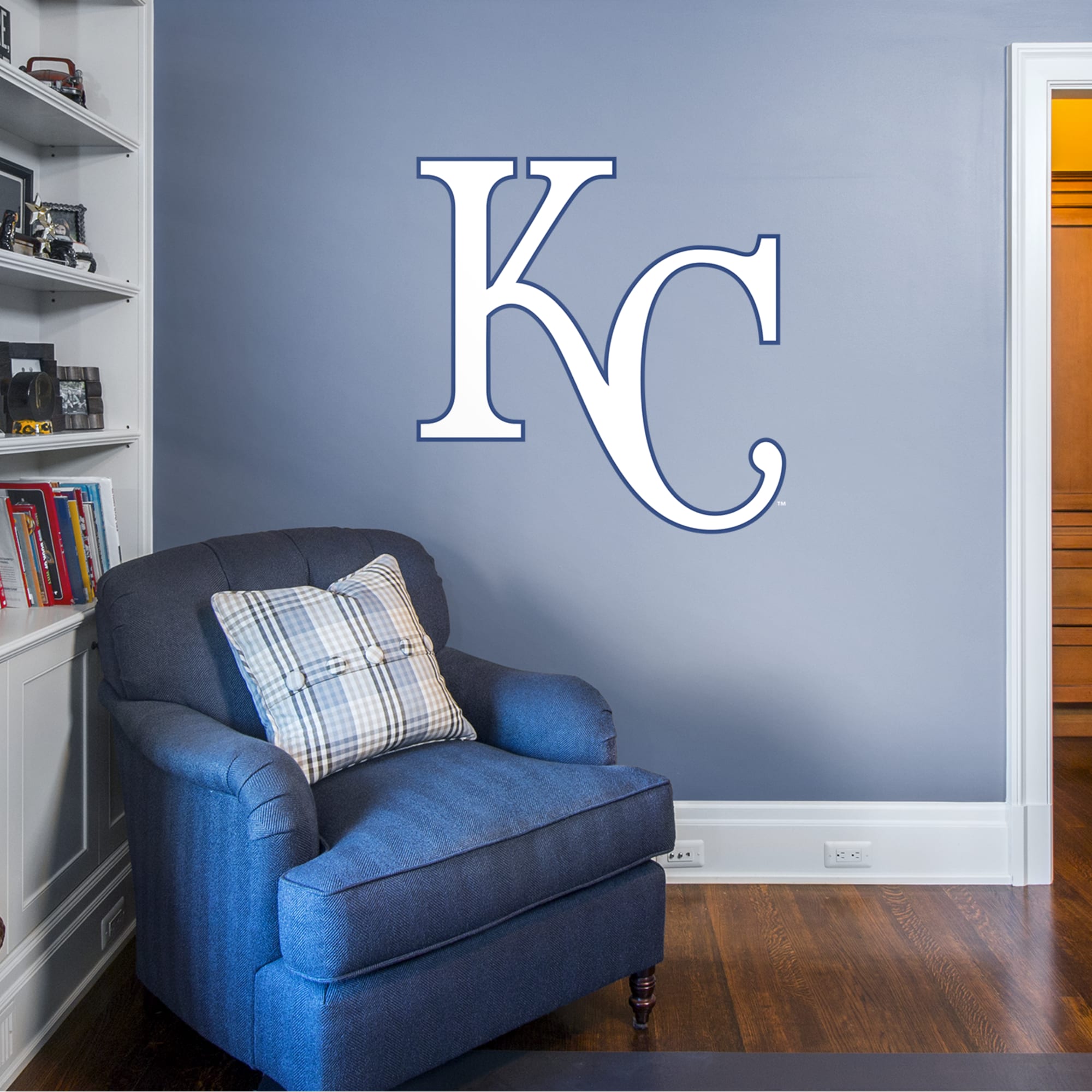 Kansas City Royals - RealBig Alternate Logo Collection - Official MLB - Reusable Vinyl Wall Decals