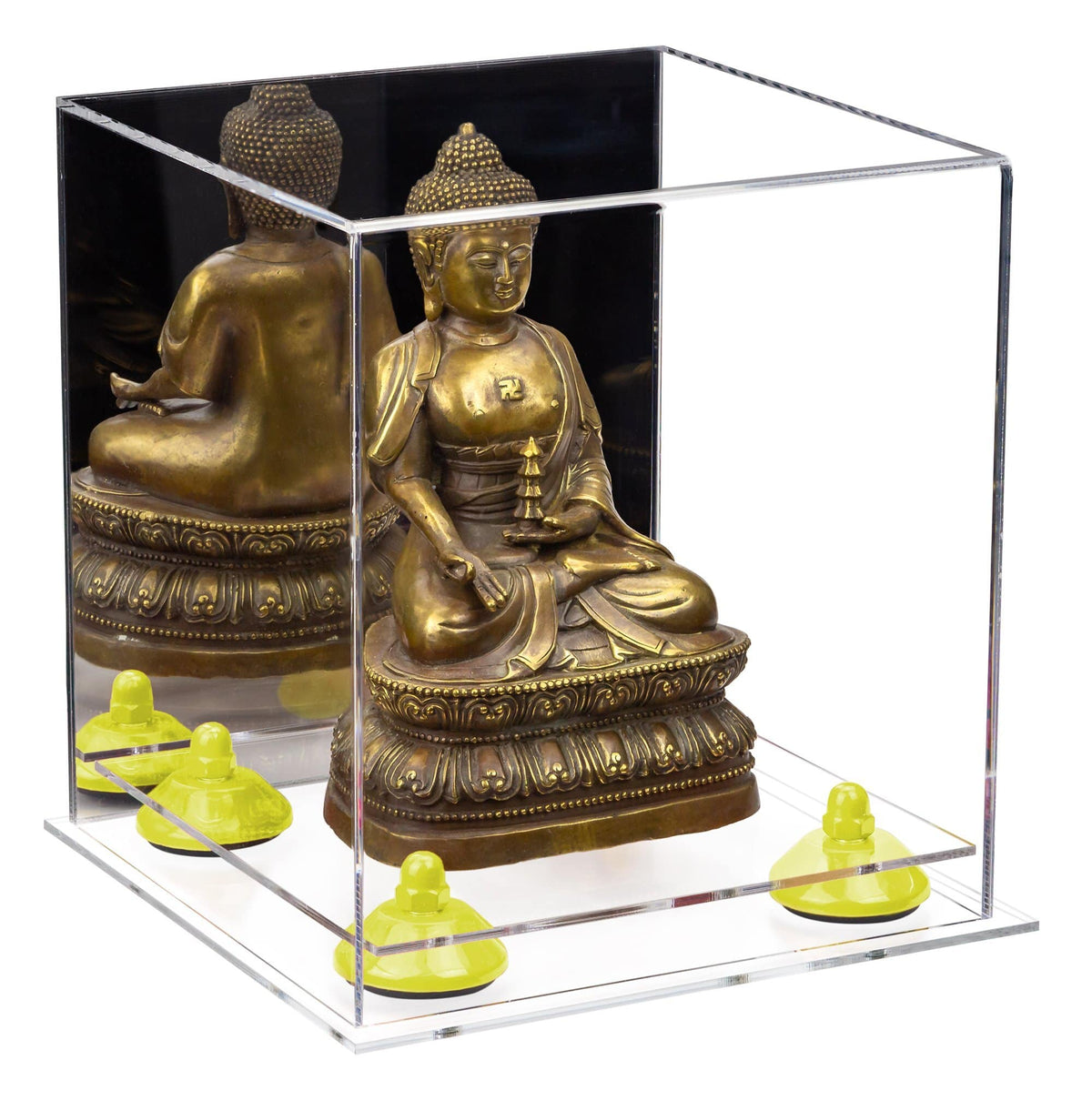 Acrylic Versatile Display Case  8 X 8 X 8.5 Mirror No Wall Mount (A015/V03)