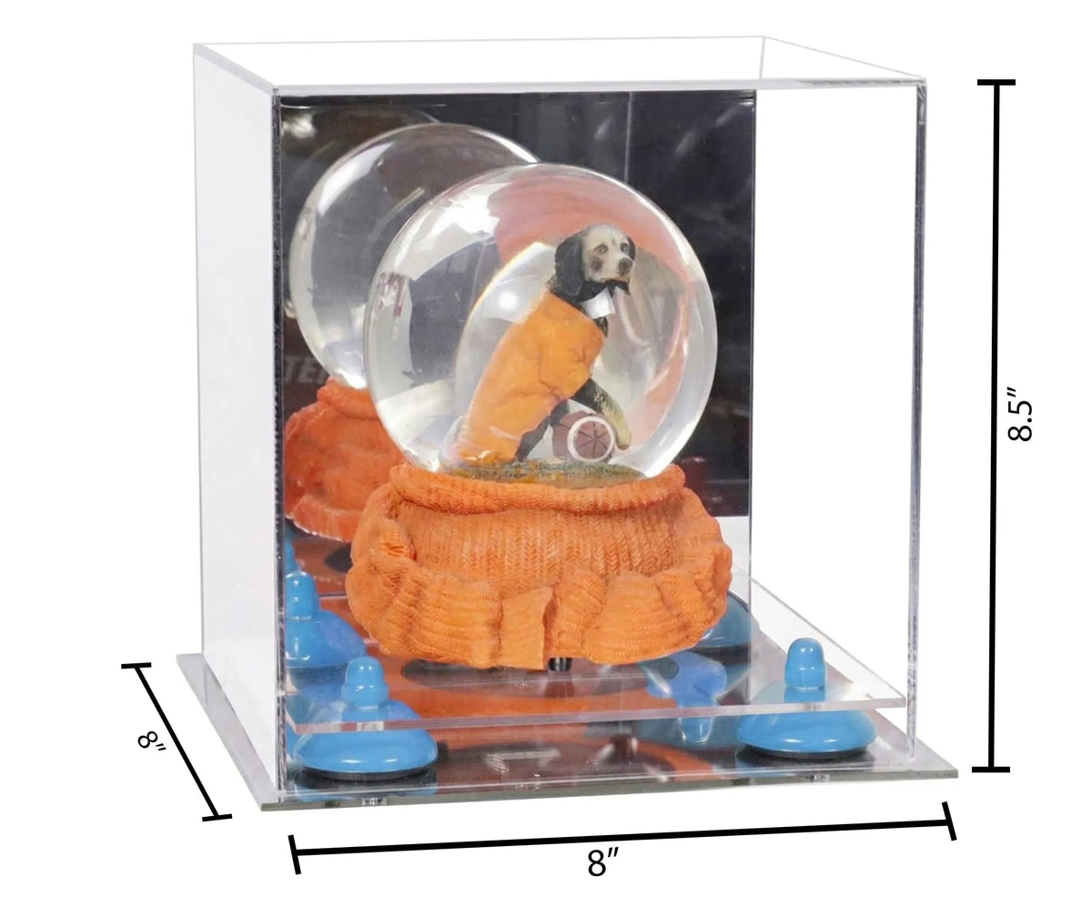 Acrylic Versatile Display Case  8 X 8 X 8.5 Mirror No Wall Mount (A015/V03)