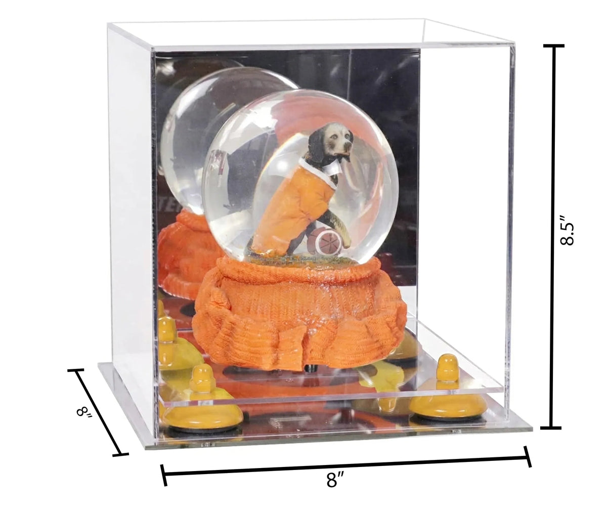 Acrylic Versatile Display Case  8 X 8 X 8.5 Mirror No Wall Mount (A015/V03)