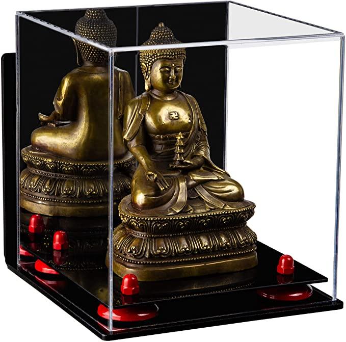 Acrylic Versatile Display Case  8 X 8 X 8.5 Mirror Wall Mount (A015/V03)