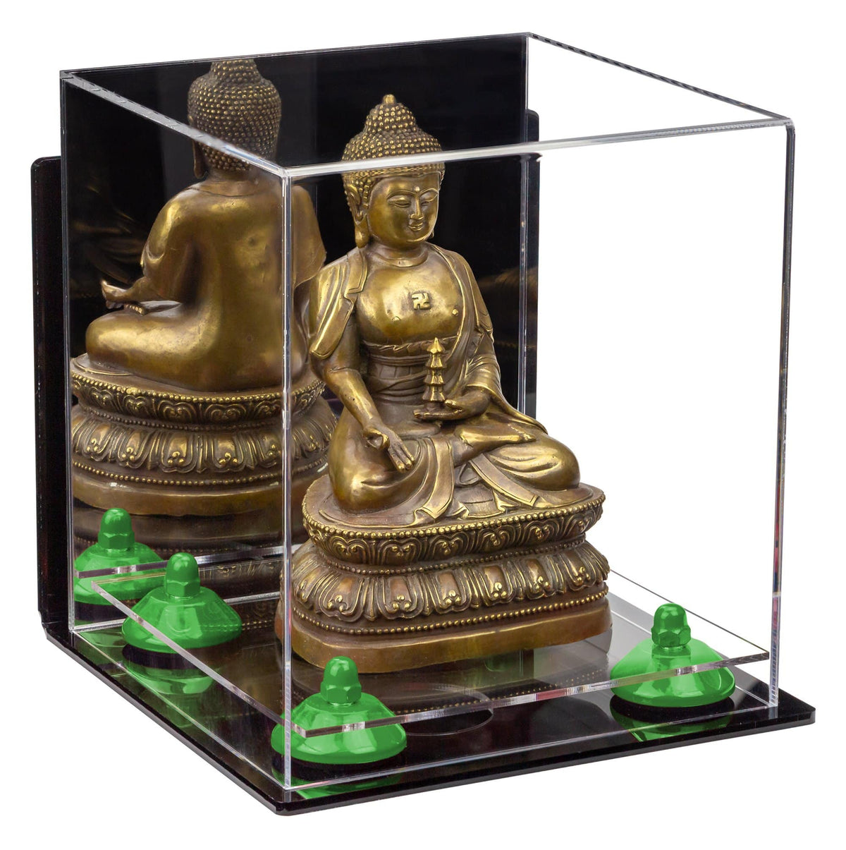 Acrylic Versatile Display Case  8 X 8 X 8.5 Mirror Wall Mount (A015/V03)
