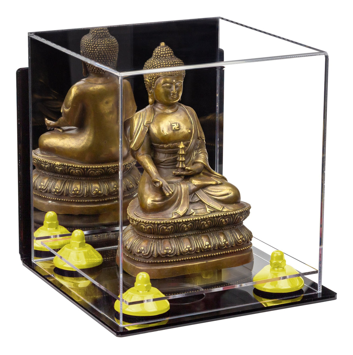 Acrylic Versatile Display Case  8 X 8 X 8.5 Mirror Wall Mount (A015/V03)