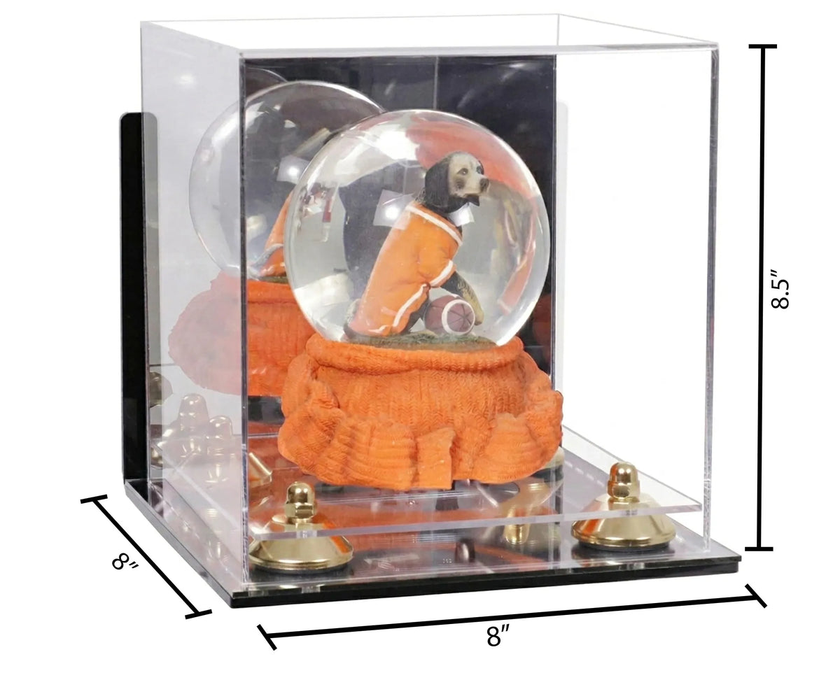 Acrylic Versatile Display Case  8 X 8 X 8.5 Mirror Wall Mount (A015/V03)