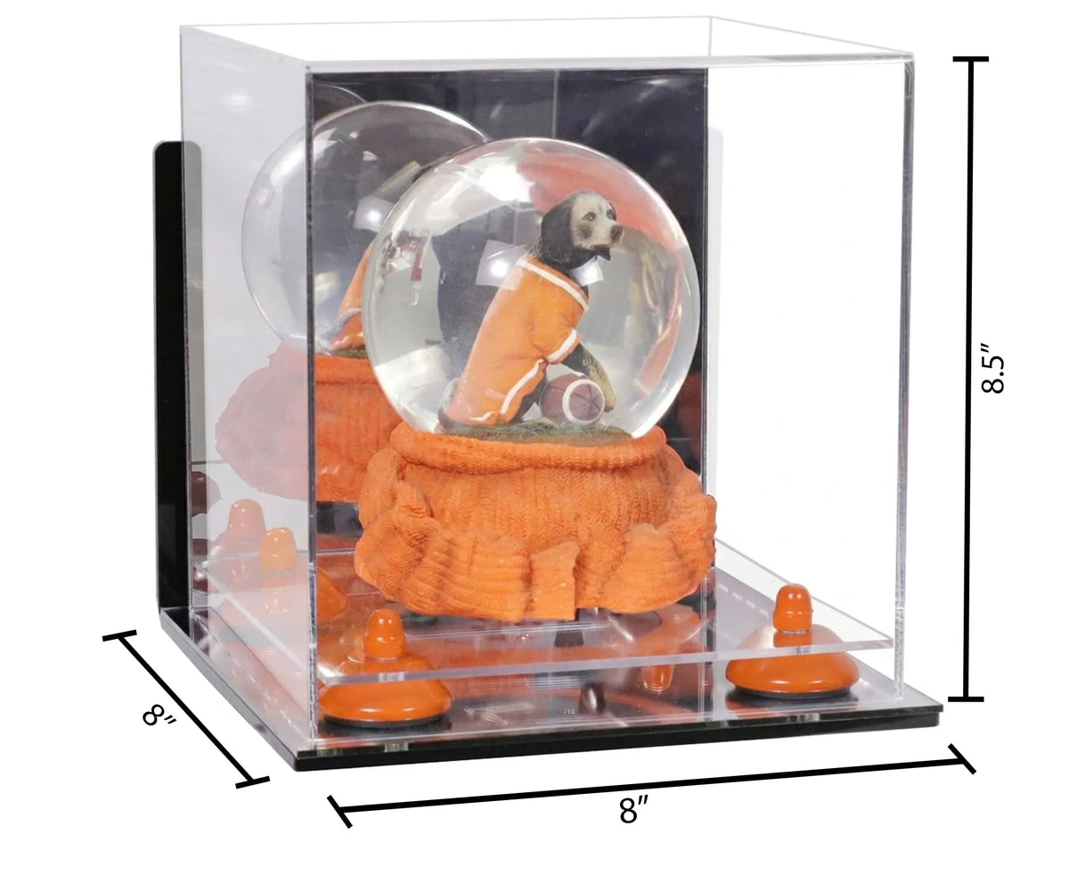 Acrylic Versatile Display Case  8 X 8 X 8.5 Mirror Wall Mount (A015/V03)