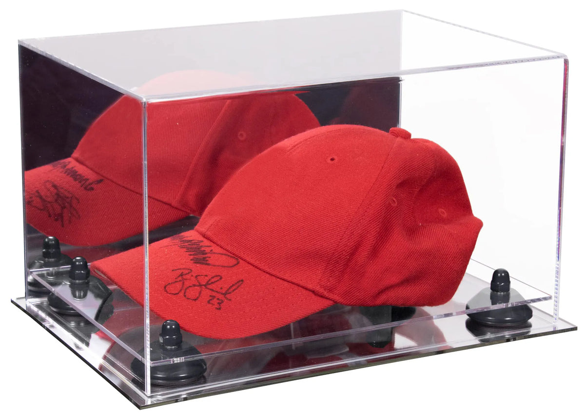 Versatile Display Case - Rectangle Box 12 x 8.25 x 7.25 - Mirror No Wall Mounts (A018/V40)
