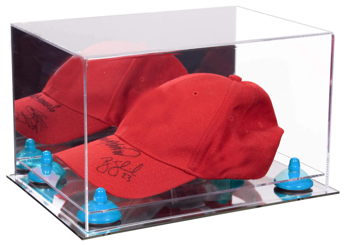 Versatile Display Case - Rectangle Box 12 x 8.25 x 7.25 - Mirror No Wall Mounts (A018/V40)