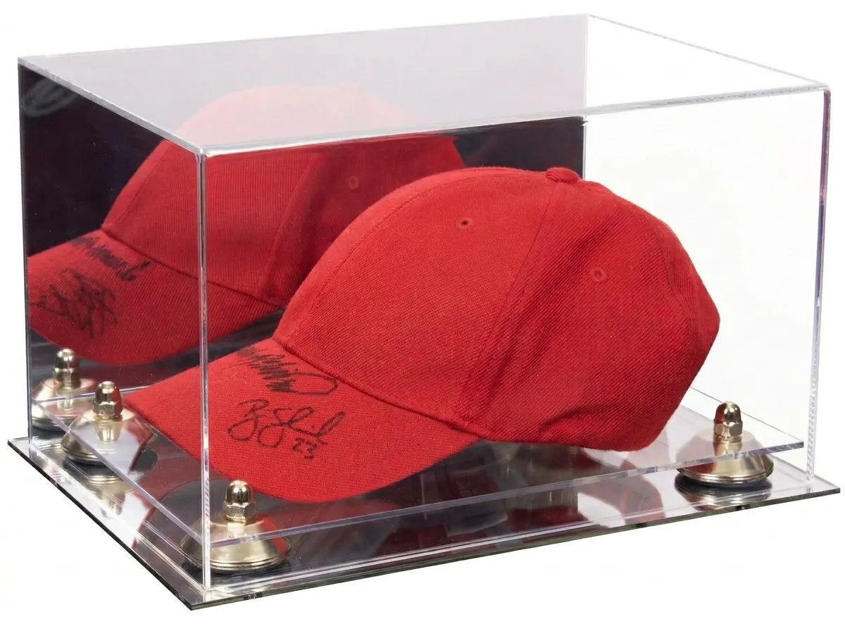 Versatile Display Case - Rectangle Box 12 x 8.25 x 7.25 - Mirror No Wall Mounts (A018/V40)