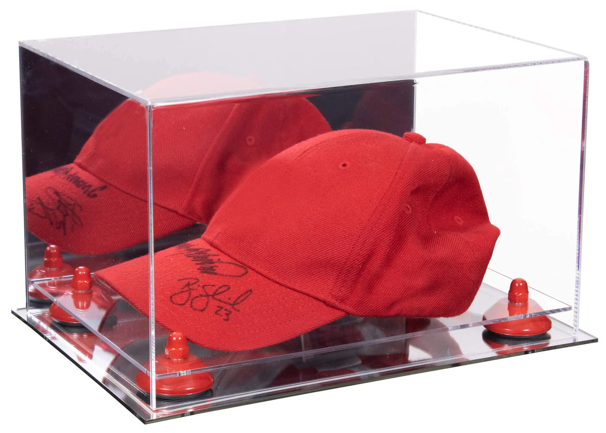 Versatile Display Case - Rectangle Box 12 x 8.25 x 7.25 - Mirror No Wall Mounts (A018/V40)