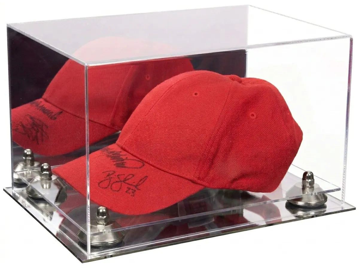 Versatile Display Case - Rectangle Box 12 x 8.25 x 7.25 - Mirror No Wall Mounts (A018/V40)