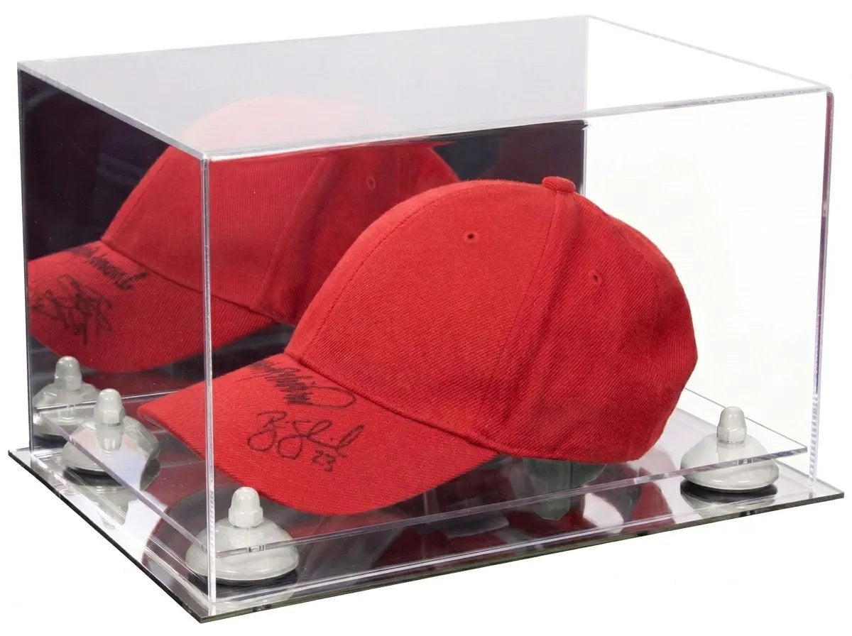 Versatile Display Case - Rectangle Box 12 x 8.25 x 7.25 - Mirror No Wall Mounts (A018/V40)