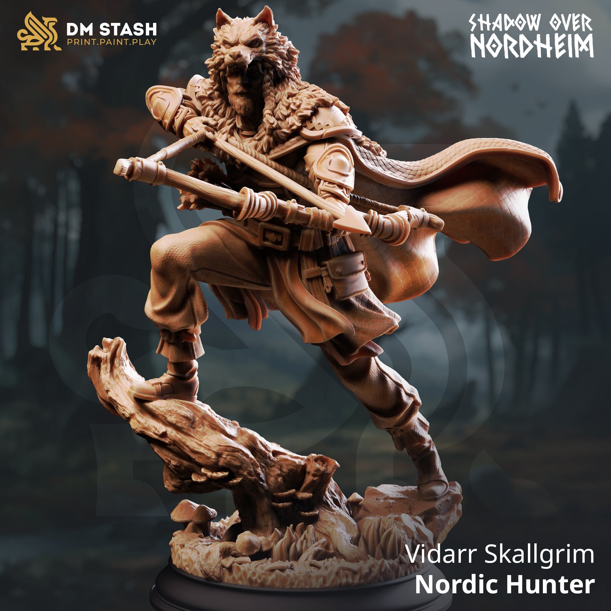 Vidarr Skallgrim, Nordic Hunter (Male Human Ranger)