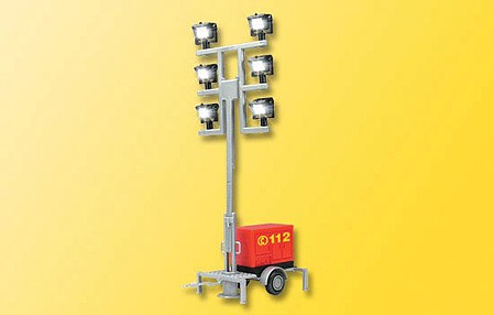 Viessmann 1344 HO Scale Floodlight Trailer w/Adjustable Light Unit & LEDs
