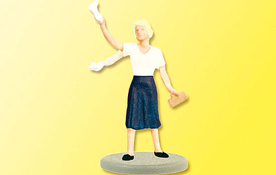 Viessmann 1555 HO Scale Animated Woman Waving -- 14-16 Volt AC or DC
